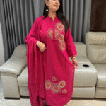 Pure cotton with embroidery patch work