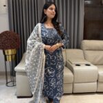 Cotton kurta and Chanderi Dupatta Set