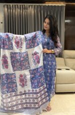 Pure Cotton Kota kurta and Dupatta set - Image 2