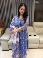 Pure Cotton Kota kurta and Dupatta set - Image 5