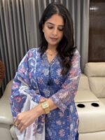 Pure Cotton Kota kurta and Dupatta set - Image 7