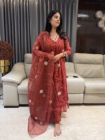 Pure Cotton Kota kurta and Dupatta set - Image 6