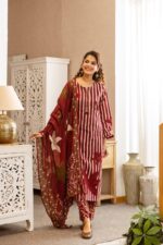 Cotton Dupatta and Palazzo set - Image 5